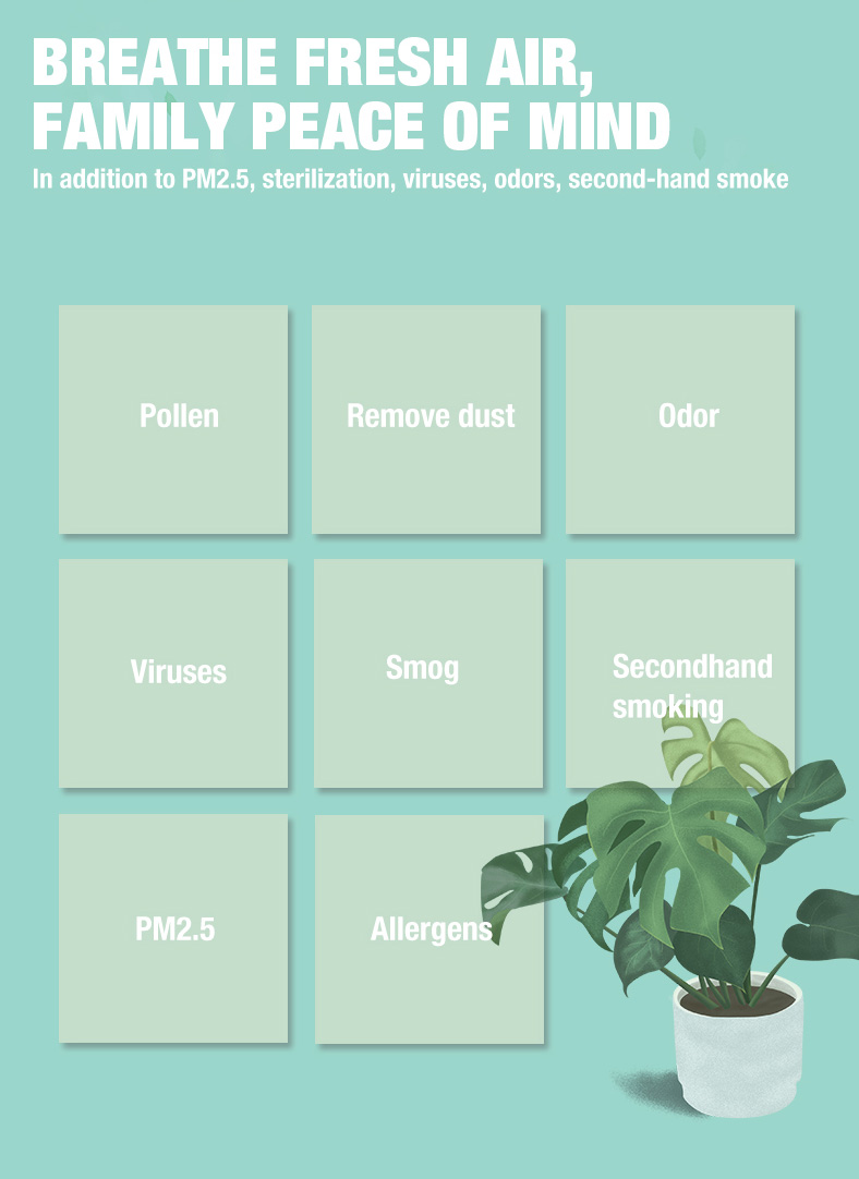 Biurkowy oczyszczacz powietrza Olansi A4 Pro (3)