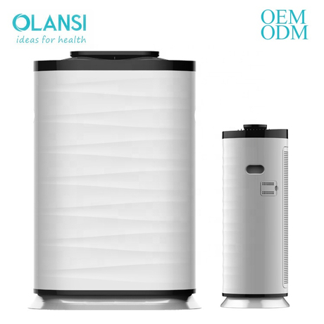 Olansi K09A 600CADR Niski szum Hepa oczyszczacz powietrza czujnik laserowy i czujnik pyłowy PM1.0 PM2.5 WIFI Pilot zdalnego sterowania Oczyszczacz powietrza do domu